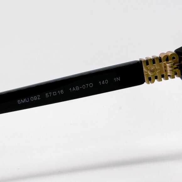 NEW MIU MIU SMU 09Z 1AB07O BLACK GREEN WOMEN SUNGLASSES MU09ZS 1AB07O MIU MIU - Picture 11 of 13